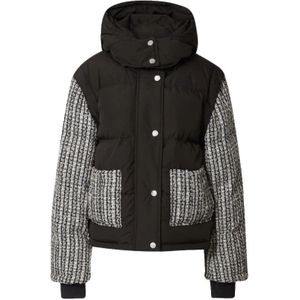 Cloeys, Jassen, Dames, Veelkleurig, XS, Tweed, Tweed Puffer Jack Vest