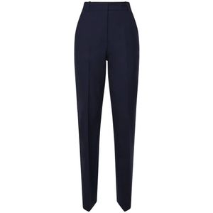 Pinko, Broeken, Dames, Blauw, S, Wol, Pelusio Pinstriped Broeken