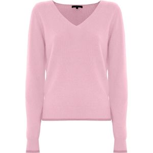 Kocca, Truien, Dames, Roze, XS, Wol, Angora wollen trui met V-hals