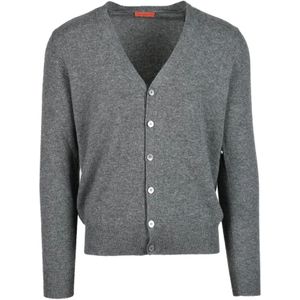 Ballantyne, Truien, Heren, Grijs, S, Kasjmier, cardigan