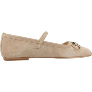 Alpe, Schoenen, Dames, Beige, 39 EU, Gesp Ballerina Schoenen