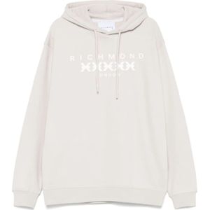 Richmond, Sweatshirts & Hoodies, Heren, Grijs, L, Grijze Hoodie Lange Mouwen Trui