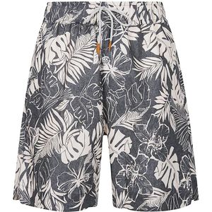 Eleventy, Korte broeken, Heren, Veelkleurig, W31, Linnen, Linnen Jogger Shorts
