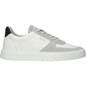Blackstone, Schoenen, Heren, Wit, 42 EU, Leer, Witte Navy Sneaker (laag)