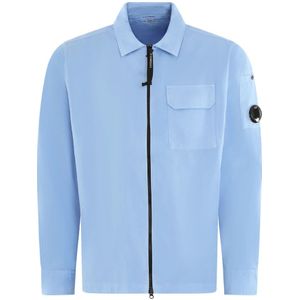 C.p. Company, Jassen, Heren, Blauw, S, Heren Overshirt
