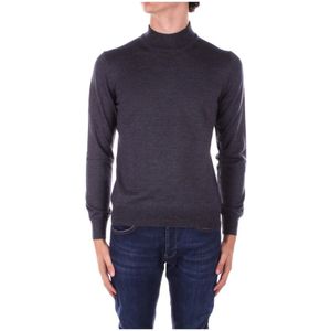 Tagliatore, Truien, Heren, Grijs, S, High Neck Sweater