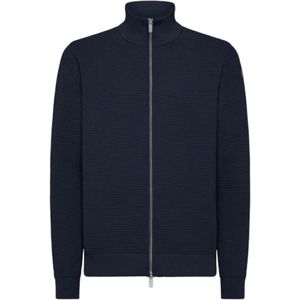 Rrd, Sweatshirts & Hoodies, Heren, Blauw, XL, Velvet Ottoman Cardigan