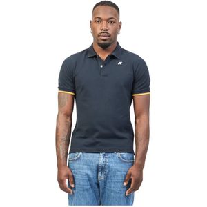 K-Way, Tops, Heren, Blauw, XL, Katoen, Vincent Polo Shirt