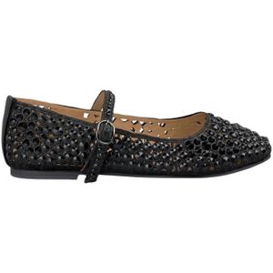 Alma EN Pena, Schoenen, Dames, Zwart, 35 EU, Kralen ballerina