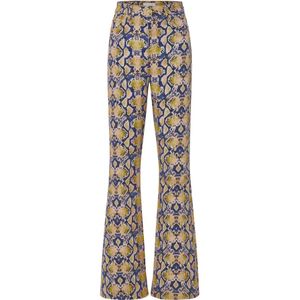 Ganni, Jeans, Dames, Veelkleurig, W25, Denim, Denim Broek met Print