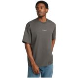 G-star, Tops, Heren, Grijs, XS, Grafische Print T-shirt Comfort Fit