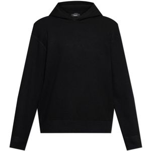 Theory, Sweatshirts & Hoodies, Heren, Zwart, XL, Polyester, Sweatshirts & Hoodies