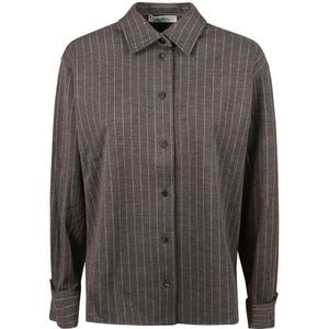 Max Mara, Blouses & Shirts, Dames, Grijs, XS, Wol, Aire Shirts voor Vrouwen