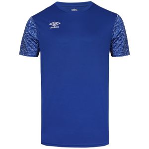 Umbro, Tops, Heren, Blauw, XL, Polyester, Teamwear Polyester Sportshirt