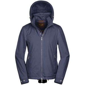 Moorer, Jassen, Heren, Blauw, 4Xl, Polyester, Regenjass