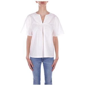 Woolrich, Blouses & Shirts, Dames, Wit, L, Katoen, Blouse