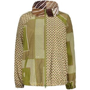 Herno, Jassen, Dames, Groen, XS, Polyester, Jacquard Motif Jacket