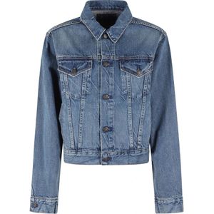 Polo Ralph Lauren, Jassen, Dames, Blauw, S, Denim, Stijlvol Denim Jasje