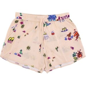 Obey, Korte broeken, Dames, Beige, M, All Over Print Dames Shorts