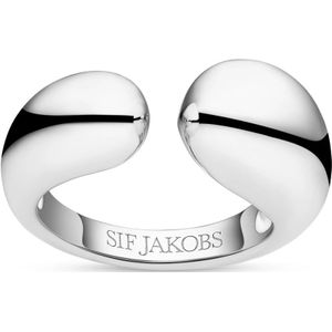 Sif Jakobs Jewellery, Accessoires, Dames, Grijs, 50 MM, Eenvoudige Druppelring