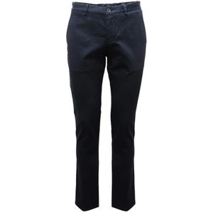 Etro, Broeken, Heren, Blauw, S, Slim Fit Broek Made in Italy