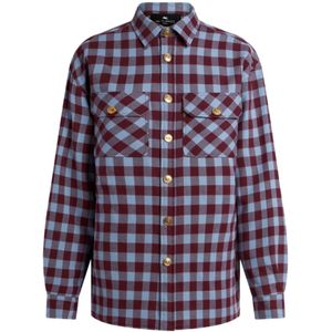 Etro, Blouses & Shirts, Dames, Rood, S, Katoen, MRW Outerwear S8461 Multi Shirt