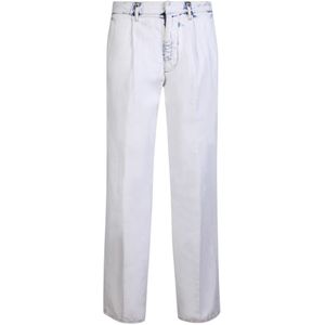 Dsquared2, Jeans, Dames, Blauw, S, Katoen, Contemporary Blue Jeans met Wijde Pijpen