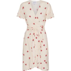 American Dreams, Kleedjes, Dames, Wit, XL, Lieveheersbeestje Wrap Jurk