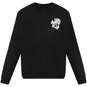 AllSaints, Sweatshirts & Hoodies, Heren, Zwart, L, Katoen, Sweatshirts & Hoodies