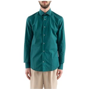Corsinelabedoli, Overhemden, Heren, Groen, 2Xl, Klassiek Herenoverhemd
