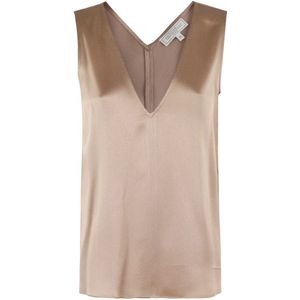 Antonelli Firenze, Tops, Dames, Bruin, 2Xl, Moderne Bergamo Hanglamp