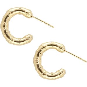 Notre-v, Accessoires, Dames, Geel, ONE Size, Minimalistische Gouden Oorbellen