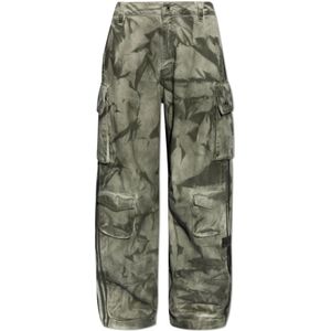 Adidas Originals, Broeken, Dames, Groen, L, Katoen, Cargo Pants