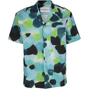 Amaránto, Overhemden, Heren, Veelkleurig, XL, Katoen, Short Sleeve Shirts