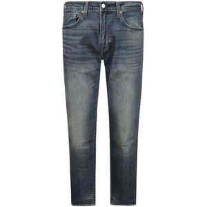 Levi's, Jeans, Heren, Blauw, W30 L32, Katoen, Taps toelopende Selvedge Jeans met zakken
