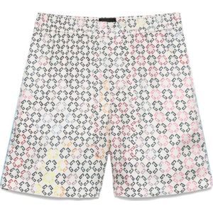 Givenchy, Korte broeken, Heren, Veelkleurig, XL, Kleurrijke elastische taille shorts