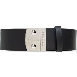 Dsquared2, Accessoires, Dames, Zwart, 80 CM, Leer, Leren Riem