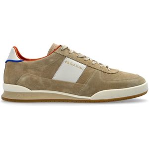 PS By Paul Smith, Schoenen, Heren, Beige, 43 EU, Leer, Sportschoenen met logo