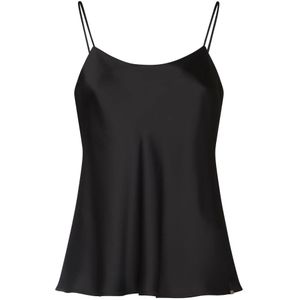 Herno, Tops, Dames, Zwart, 2Xs, Zwarte Top voor Stijlvolle Look