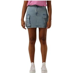 Refined Department, Rokken, Dames, Blauw, XS, Lichtblauwe Rok Jisel