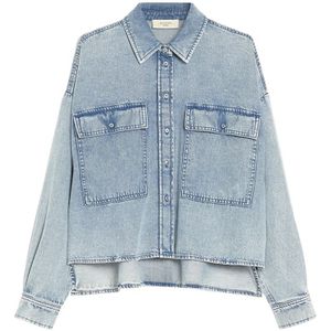 Max Mara Weekend, Blouses & Shirts, Dames, Blauw, S, Katoen, Weekend Shirt