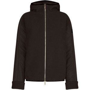 add, Jassen, Dames, Zwart, L, Nylon, JAS IN Gewaxt Nylon + Teddy Bont