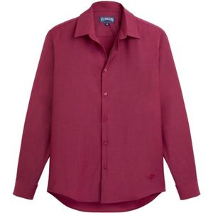 Vilebrequin, Overhemden, Heren, Rood, L, Wol, Wollen herenshirt