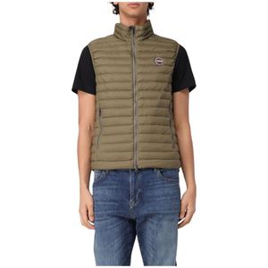 Colmar, Jassen, Heren, Groen, L, Stijlvol Zwart Pak Vest