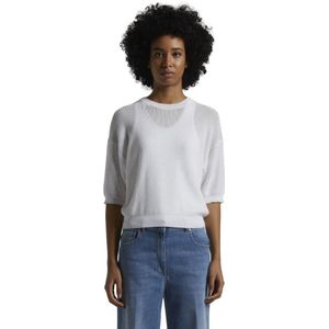 Peserico, Truien, Dames, Wit, S, Stijlvolle Trui in Diverse Kleuren