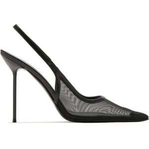 Paris Texas, Schoenen, Dames, Zwart, 40 EU, Zwarte Lidia Slingback Damesschoenen