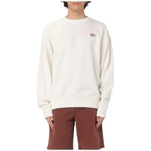 Dickies, Sweatshirts & Hoodies, Heren, Beige, L, Katoen, Klassieke Logo Sweatshirt