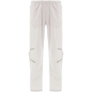 Herno, Broeken, Heren, Wit, XL, Polyester, Straight Broeken