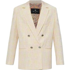 Etro, Jassen, Dames, Beige, 2Xs, Stijlvolle Damesjas in Kleur
