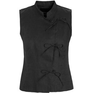 Bitte Kai Rand, Tops, Dames, Zwart, XL, Linnen, Luchtige Linnen Blouse Zwart
